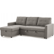  TT 1245 Grey Pull Out Sofa Sectional